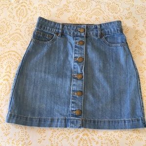 Denim Mini Skirt